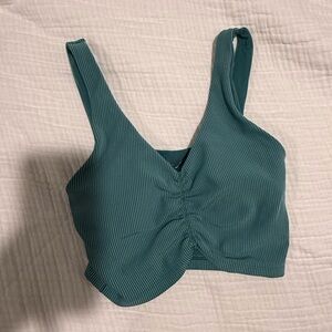 Aerie ribbed cropped tank top